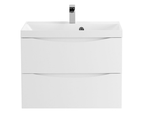 Тумба с раковиной подвесная BelBagno MARINO-700 Bianco Lucido, раковина белая