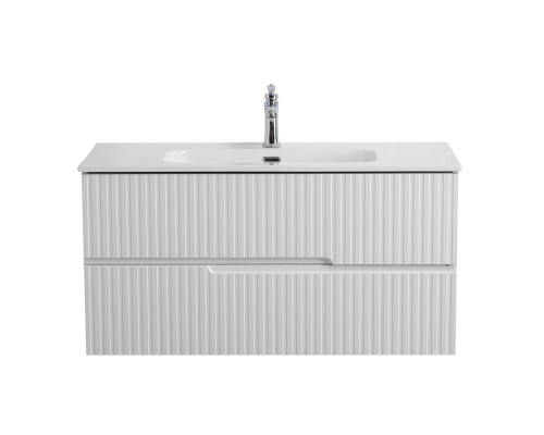 Мебель для ванной подвесная CEZARES DUET-N-900-2C-SO-BL Bianco Lucido эмаль