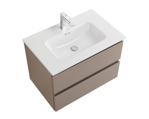 Тумба с раковиной подвесная BelBagno KRAFT-700-2C-SO-CO, 70 см, Бежевый Матовый, раковина белая BB700ETL