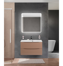 Тумба с раковиной подвесная BelBagno MARINO-800 Capucino Lucido, раковина белая BB800/450-LV-MR-FT