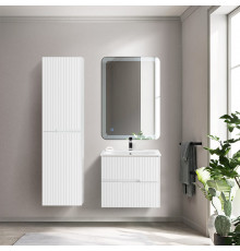 Мебель для ванной подвесная CEZARES DUET-N-600-2C-SO-BL Bianco Lucido эмаль