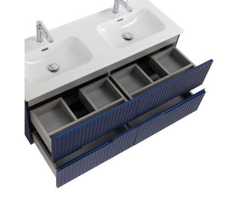 Мебель для ванной подвесная с четырьмя ящиками CEZARES DUET-N-1200-4C-SO-2-SPF-P Sapfiro