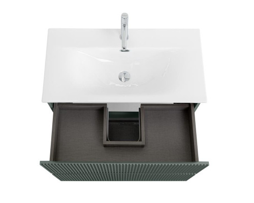 Тумба с раковиной подвесная 70 см, BelBagno UNO-MINI-700-2C-SO-VO Еловый матовый, раковина белая BB-8099-3-70