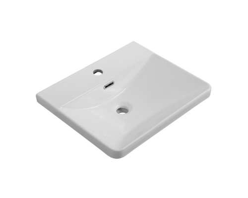 Подвесная тумба с раковиной Belbagno DUE 60 см Rovere Nature DUE-600-2C-SO-RN-P + BB-8076-3-60