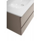 Тумба с раковиной подвесная BelBagno KRAFT-900-2C-SO-CO, 90 см, Бежевый Матовый, раковина белая BB-8099-90