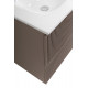 Тумба с раковиной подвесная 50 см, BelBagno UNO-MINI-500-2C-SO-СO Бежевый матовый, раковина белая BB-8099-3-50