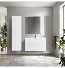 Мебель для ванной подвесная CEZARES DUET-N-900-2C-SO-BL Bianco Lucido эмаль