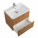 Подвесная тумба с раковиной Belbagno DUE 60 см Rovere Nature DUE-600-2C-SO-RN-P + BB-8076-3-60