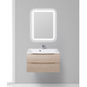 Тумба с раковиной подвесная BelBagno MARINO-800 Rovere Grigio, раковина белая  BB800/450-LV-MR-PR