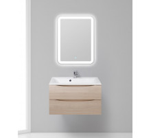 Тумба с раковиной подвесная BelBagno MARINO-800 Rovere Grigio, раковина белая  BB800/450-LV-MR-PR