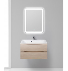 Тумба с раковиной подвесная BelBagno MARINO-800 Rovere Grigio, раковина белая  BB800/450-LV-MR-PR