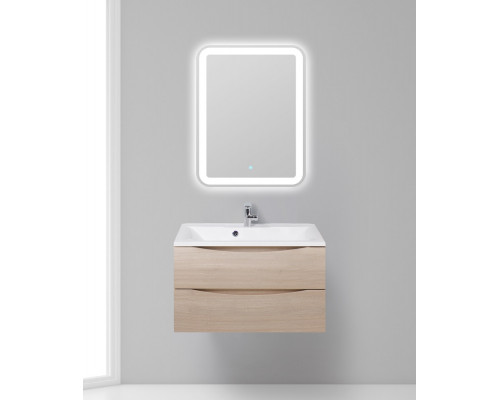 Тумба с раковиной подвесная BelBagno MARINO-800 Rovere Grigio, раковина белая  BB800/450-LV-MR-PR