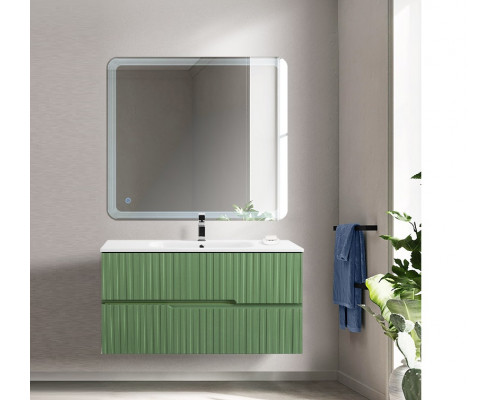 Мебель для ванной подвесная CEZARES DUET-N-800-2C-SO-PS-P Фисташковый Софт