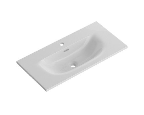 Тумба с раковиной подвесная 80 см, BelBagno UNO-MINI-800-2C-SO-СO Бежевый матовый, раковина белая BB-8099-3-80