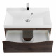 Тумба с раковиной подвесная BelBagno MARINO-600 Rovere Moro, раковина белая