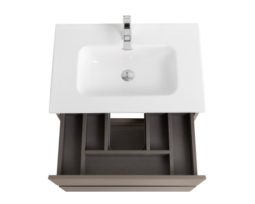 Тумба с раковиной подвесная BelBagno KRAFT-700-2C-SO-CO, 70 см, Бежевый Матовый, раковина белая BB700ETL