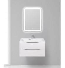 Тумба с раковиной подвесная BelBagno MARINO-800 Bianco Opaco, раковина белая BB800/450-LV-MR-AST