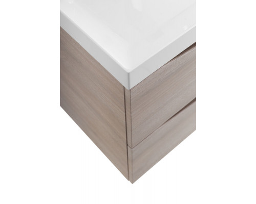 Тумба с раковиной BelBagno MARINO-600 Rovere Grigio, раковина белая