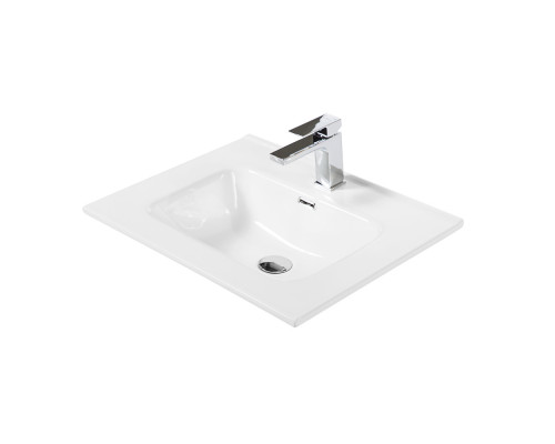 Тумба с раковиной подвесная BelBagno KRAFT-600-2C-SO-AO, 60 см, Голубой Матовый, раковина белая BB600ETL