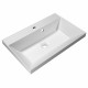 Тумба с раковиной подвесная BelBagno MARINO-700 Rovere Grigio, раковина белая