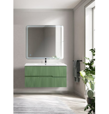 Мебель для ванной подвесная CEZARES DUET-N-1000-2C-SO-PS-P Фисташковый Софт