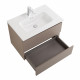 Тумба с раковиной подвесная BelBagno KRAFT-700-2C-SO-CO, 70 см, Бежевый Матовый, раковина белая BB700ETL