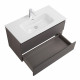 Тумба с раковиной подвесная BelBagno KRAFT-900-2C-SO-GSO, 90 см, Темно-Серый Матовый, раковина белая BB900ETL