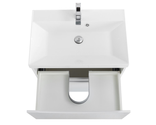 Тумба с раковиной напольная BelBagno MARINO-700 Bianco Lucido, раковина белая