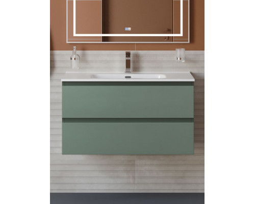 Тумба с раковиной подвесная BelBagno KRAFT-800-2C-SO-VO, 80 см, Еловый Матовый, раковина белая BB800ETL