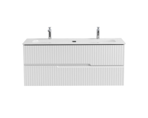 Мебель для ванной подвесная CEZARES DUET-N-1200-2C-SO-BO Bianco Opaco эмаль