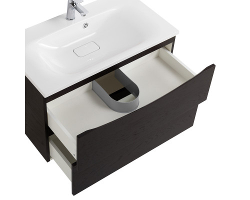 Тумба с раковиной подвесная BelBagno MARINO-800 Rovere Cioccolato Amaro, раковина  BB800/450-LV-MR-FT