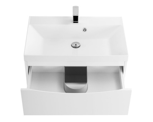 Тумба с раковиной подвесная BelBagno MARINO-700 Bianco Lucido, раковина белая