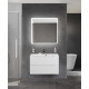 Тумба с раковиной подвесная BelBagno Marino-800, Bianco Lucido, раковина белая BB800/450-LV-MR-FT