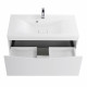 Тумба с раковиной напольная BelBagno MARINO-800 Bianco Lucido, раковина белая BB800/450-LV-MR-PR