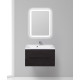 Тумба с раковиной подвесная BelBagno MARINO-800 Rovere Cioccolato Amaro, раковина белая BB800/450-LV-MR-AST