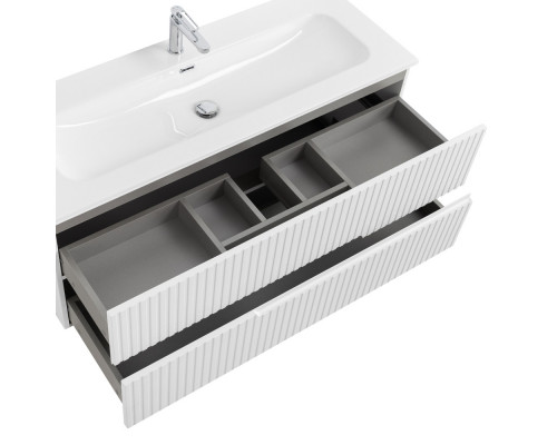 Мебель для ванной подвесная CEZARES DUET-N-1200-2C-SO-FBS-P Ясень белый Софт