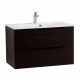 Тумба с раковиной подвесная BelBagno MARINO-800 Rovere Cioccolato Amaro, раковина  BB800/450-LV-MR-FT
