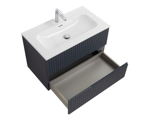 Мебель для ванной подвесная CEZARES DUET-N-800-2C-SO-GR-P Grafito