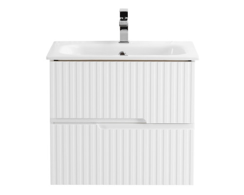 Мебель для ванной подвесная CEZARES DUET-N-600-2C-SO-BL Bianco Lucido эмаль