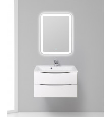 Тумба с раковиной подвесная BelBagno MARINO-800 Bianco Opaco, раковина белая BB800/450-LV-MR-PR