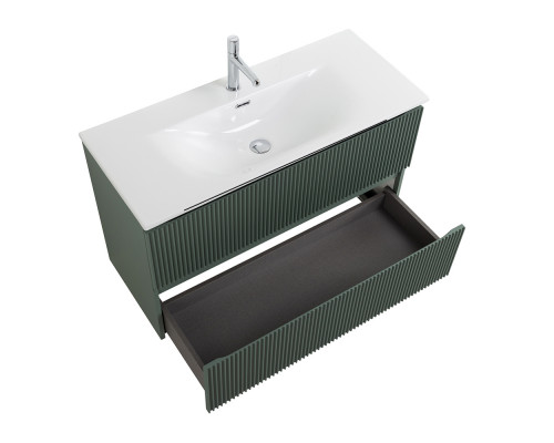 Тумба с раковиной подвесная 90 см, BelBagno UNO-MINI-900-2C-SO-VO Еловый матовый, раковина белая BB-8099-3-90