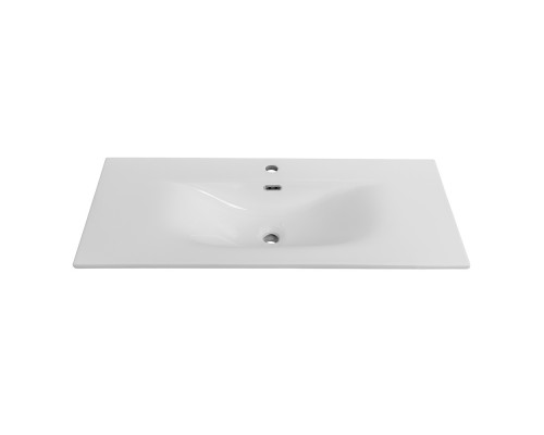 Тумба с раковиной подвесная 100 см, BelBagno UNO-MINI-1000-2C-SO-VO Еловый матовый, раковина белая BB-8099-3-100