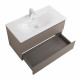 Тумба с раковиной подвесная BelBagno KRAFT-800-2C-SO-CO, 80 см, Бежевый Матовый, раковина белая BB-8099-80