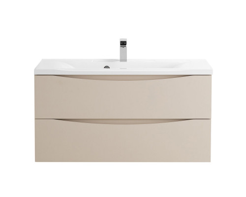 Тумба с раковиной подвесная BelBagno MARINO-800 Crema Opaco, раковина белая  BB800/450-LV-MR-AST