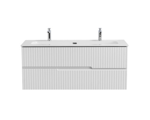 Мебель для ванной подвесная CEZARES DUET-N-1200-2C-SO-FBS-P Ясень белый Софт
