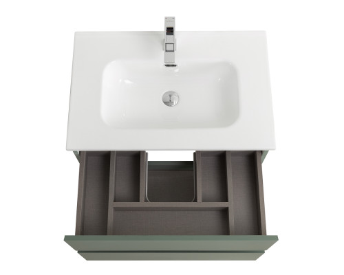 Тумба с раковиной подвесная BelBagno KRAFT-700-2C-SO-VO, 70 см, Еловый Матовый, раковина белая BB700ETL