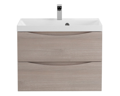 Тумба с раковиной подвесная BelBagno MARINO-700 Rovere Grigio, раковина белая