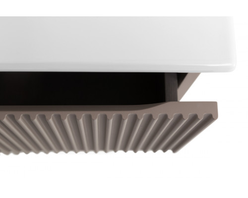 Тумба с раковиной подвесная 50 см, BelBagno UNO-MINI-500-2C-SO-СO Бежевый матовый, раковина белая BB-8099-3-50