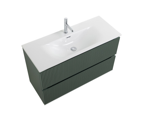 Тумба с раковиной подвесная 90 см, BelBagno UNO-MINI-900-2C-SO-VO Еловый матовый, раковина белая BB-8099-3-90