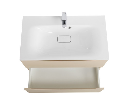 Тумба с раковиной подвесная BelBagno MARINO-800 Crema Opaco, раковина белая  BB800/450-LV-MR-FT